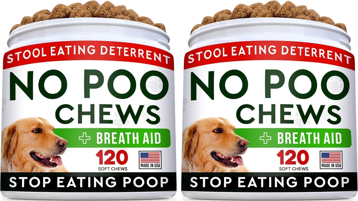 STRELLALAB No Poo Coprophagia Stool Eating Deterrent Gut Health