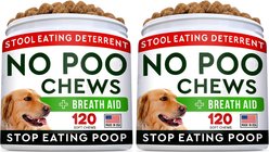 StrellaLab No Poo & Coprophagia Stool Eating Deterrent Gut Health & Immune Support Chew Supplement for Dogs, 240 count