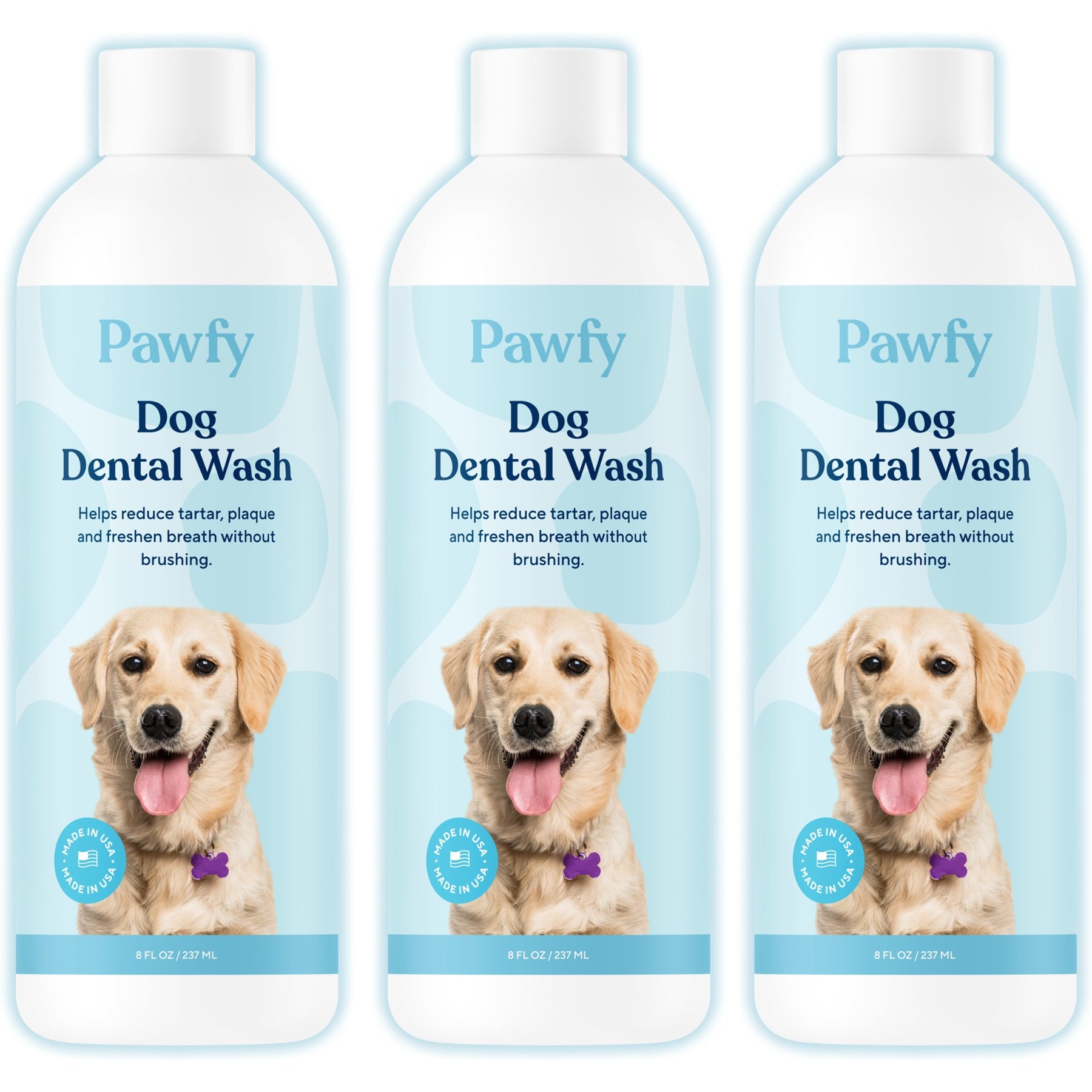 Pawfy Dog Dental Wash, 24-fl oz bundle