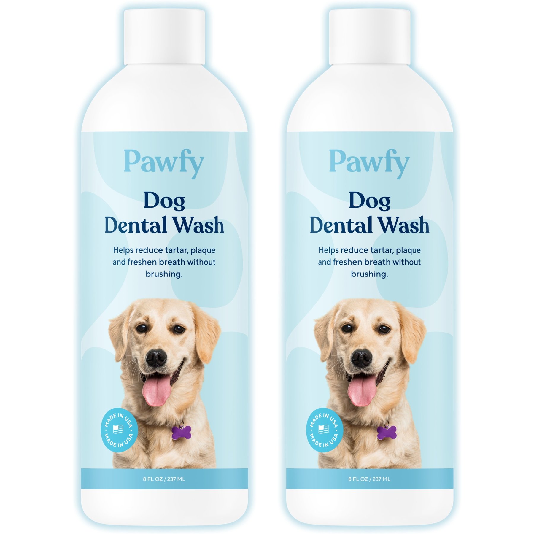 Pawfy Dog Dental Wash, 16-fl oz bundle