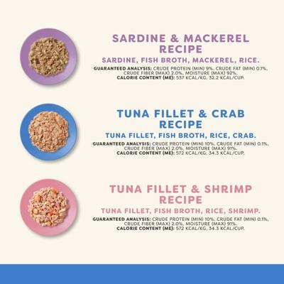 Show full view: Applaws Fish Selection in Broth Pot Variety Pack, 2.12-oz, case of 8 slide 4 of 10