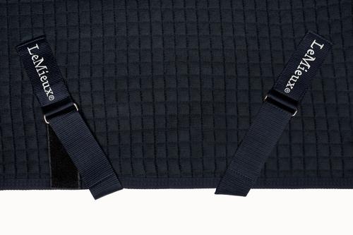 Show full view: LeMieux Arika Clima-Tek Horse Cooler Blanket, Navy, 69-in slide 9 of 9