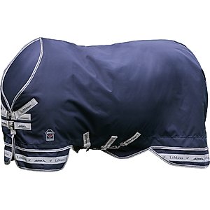 LeMieux Arika Featherweight 0-g Horse Turnout Blanket, Navy, 84-in