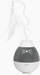 Catit PIXI Spinner Treat Dispensing Cat Toy, Silver