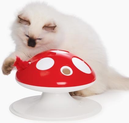Show full view: Catit Senses Mushroom Interactive Cat Toy, Red slide 3 of 10