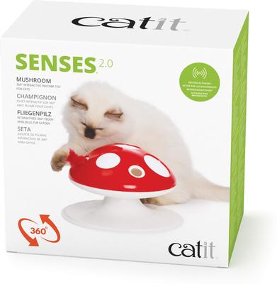 Show full view: Catit Senses Mushroom Interactive Cat Toy, Red slide 4 of 10