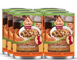 Scoochie Pet Chef Scoochies Recipe Real Chicken in Savory Gravy Wet Dog Food, 14-oz can, case of 6