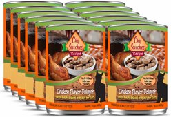 Scoochie Pet Chef Scoochies Recipe with Real Chicken Chunks in Savory Gravy Wet Cat Food, 14-oz can, case of 12