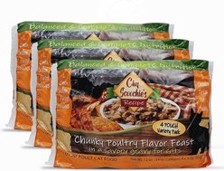 Scoochie Pet Chef Scoochies Recipe Variety Pack with Real Chunky Poultry in Savory Gravy Wet Cat Food Pouch, 12-oz, case of 12