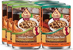Scoochie Pet Chef Scoochies Recipe Variety Pack Real Chicken & Duck in Savory Gravy Wet Dog Food, 14-oz can, case of 6