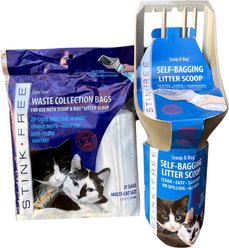Stink Free Scoop & Bag Cat Litter Waste Bags