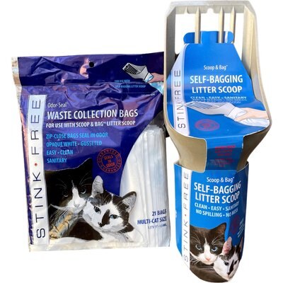 Stink Free Stink Free Scoop & Bag Cat Litter Waste Bags