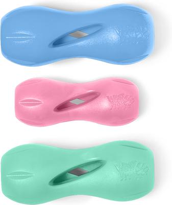 Show full view: West Paw Limited Edition Qwizl Dog Toy, Periwinkle, Large slide 3 of 4