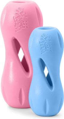 Show full view: West Paw Limited Edition Qwizl Dog Toy, Periwinkle, Small slide 3 of 4