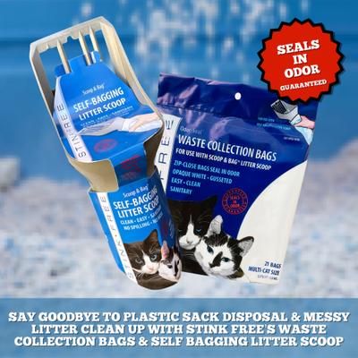 Show full view: Stink Free Scoop & Bag Cat Litter Waste Bags slide 6 of 9