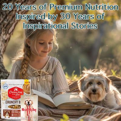 Show full view: Chicken Soup for the Soul Crunchy Bites Peanut Butter Dog Treats, 12-oz bag slide 9 of 12