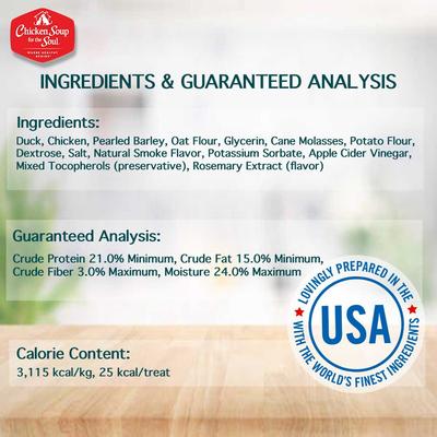 Show full view: Chicken Soup for the Soul Savory Sticks Real Duck Dog Treats, 4.5-oz bag slide 6 of 10