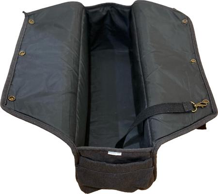 Show full view: Bespoke Paws The Daily Packable Dog Carrier, Black, Medium slide 6 of 10