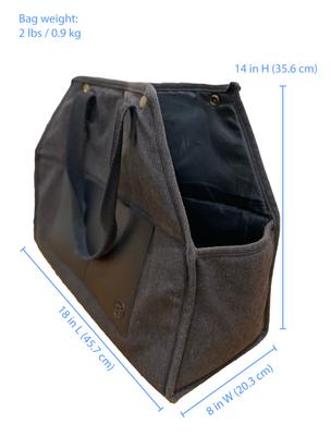 Show full view: Bespoke Paws The Daily Packable Dog Carrier, Black, Medium slide 4 of 10