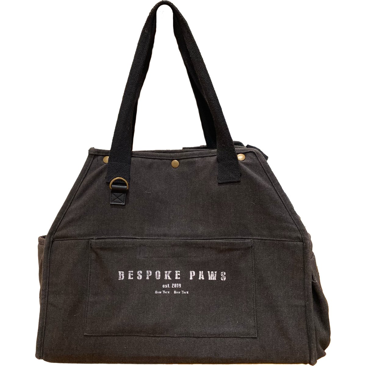Bespoke Paws The Daily Packable Dog Carrier, Black, Medium