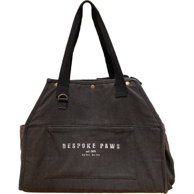 Bespoke Paws Bespoke Paws The Daily Packable Dog Carrier, Black, Medium
