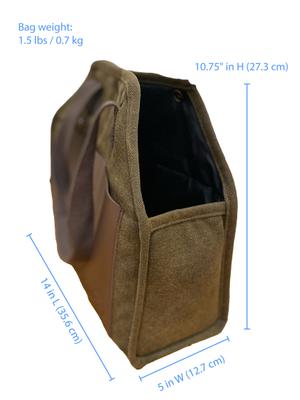 Show full view: Bespoke Paws The Daily Packable Dog Carrier, Army, Small slide 5 of 10