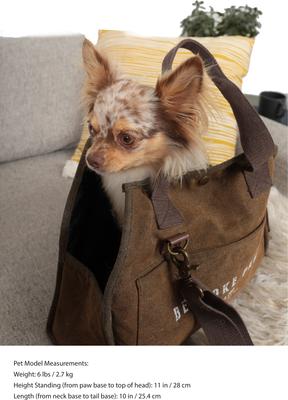 Show full view: Bespoke Paws The Daily Packable Dog Carrier, Army, Small slide 3 of 10