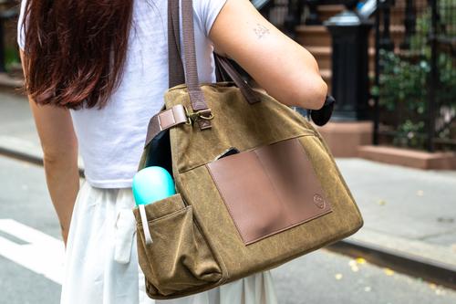 Show full view: Bespoke Paws The Daily Packable Dog Carrier, Army, Medium slide 5 of 10