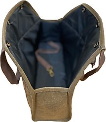 Bespoke Paws The Daily Packable Dog Carrier, Army, Small slide 2 of 9