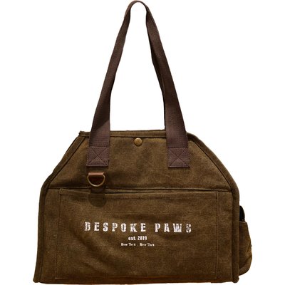 Bespoke Paws Bespoke Paws The Daily Packable Dog Carrier, Army, Small