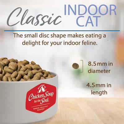 Show full view: Chicken Soup for the Soul Indoor with Hairball Care Tuna & Brown Rice Recipe Dry Cat Food, 12-lb bag slide 8 of 12