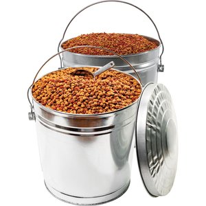 Behrens Galvanized Steel Locking-lid Pet Food Storage Container, 10-gal