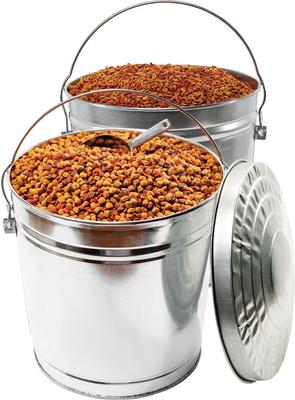 Show full view: Behrens Galvanized Steel Locking-lid Pet Food Storage Container, 10-gal slide 4 of 5