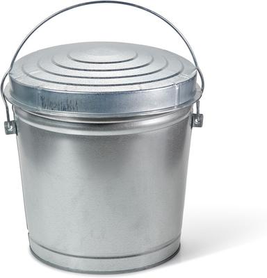 Show full view: Behrens Galvanized Steel Locking-lid Pet Food Storage Container, 10-gal slide 3 of 5