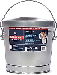 Behrens Galvanized Steel Locking-lid Pet Food Storage Container, 6-gal