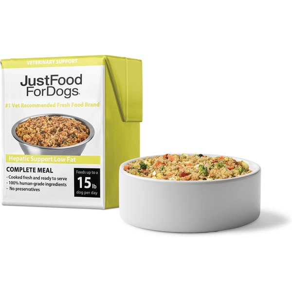 JustFoodForDogs Veterinary Diet PantryFresh Critical Care Support Shelf-Stable Fresh Dog Food, 12.5-oz pouch, case of 12