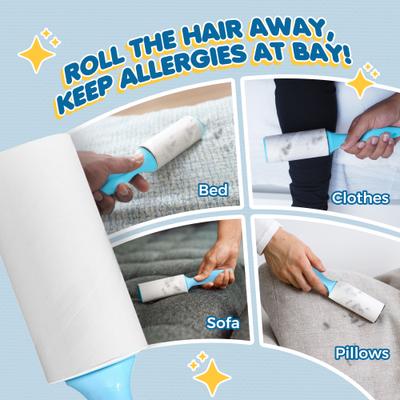 Show full view: SunGrow Portable & Sticky Dog & Cat Hair Lint Roller, 2 count slide 5 of 8