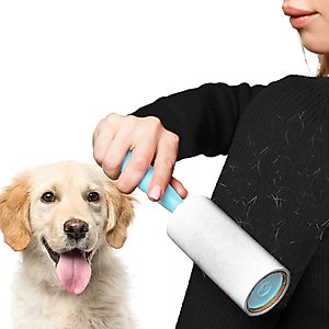 SunGrow Portable & Sticky Dog & Cat Hair Lint Roller, 2 count