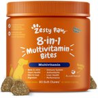 Zesty Paws 8-in-1 Bites Chicken Flavored Soft Chews Multivitamin for Dogs, 90 count