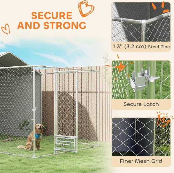 PawHut Large Dog Outdoor Kennel