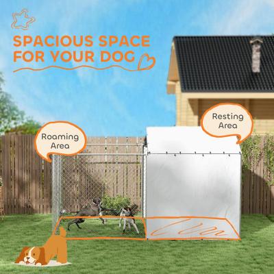 PawHut Large Dog Outdoor Kennel