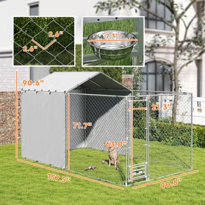 PawHut Large Dog Outdoor Kennel