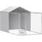 Show in main carousel: PawHut Large Dog Outdoor Kennel, Silver, 13.1 x 7.5 x 7.5-ft slide 1 of 9