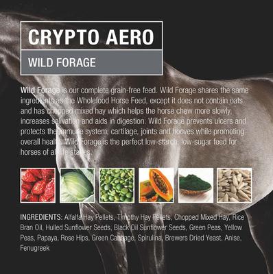 Show full view: Crypto Aero Wild Forage Soy-Free, Molasses-Free Farm Animal & Horse Feed, 40-lb bag slide 7 of 9