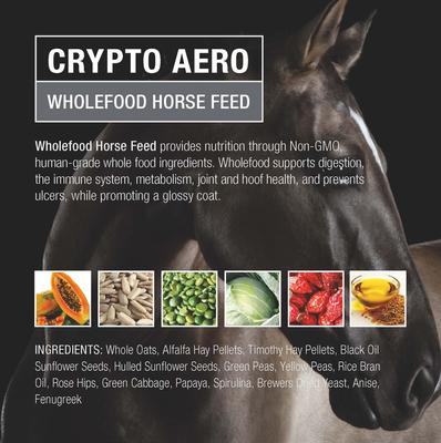 Show full view: Crypto Aero Wholefood Gluten Free, Non-GMO Horse Feed, 25-lb bag slide 7 of 9