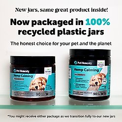 Pet Honesty Hemp Calming Max-Strength Duck Flavored Melatonin, Ashwaganda & L-Theanine Chews Calming & Anxiety Supplement for Dogs, 270 count bundle slide 2 of 9