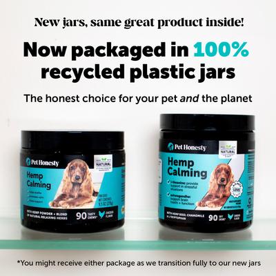 Show full view: Pet Honesty Hemp Calming Beef Flavored Calming & Anxiety Chews Supplement for Dogs, 270 count slide 9 of 13