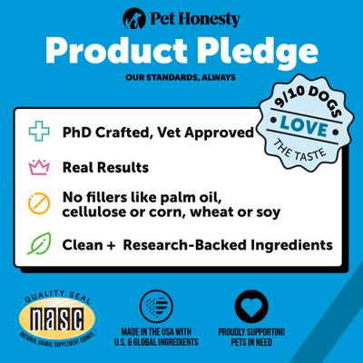 Show full view: Pet Honesty Wild Alaskan Salmon Oil Omega-3 & Joint Supplement for Dogs & Cats, 16-fl oz bottle, bundle of 3 slide 10 of 14
