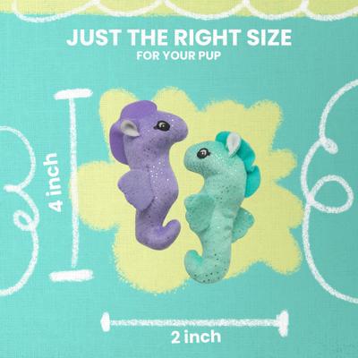 Show full view: Snugarooz Kitty Seahorse Plush Cat Toy with Catnip, 2 count slide 5 of 6