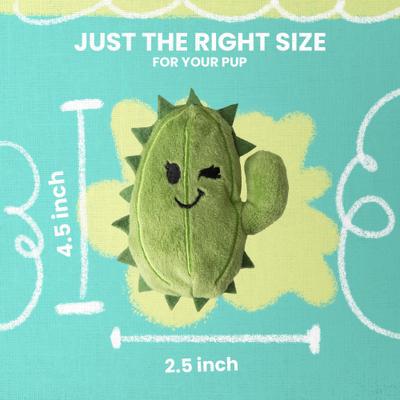 Show full view: Snugarooz Kitty Chloe Cactus Plush Cat Toy with Catnip slide 4 of 5